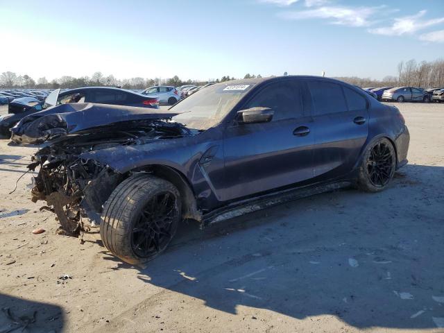 WBS43AY09PFP83418 - 2023 BMW M3 COMPETITION BLUE photo 1