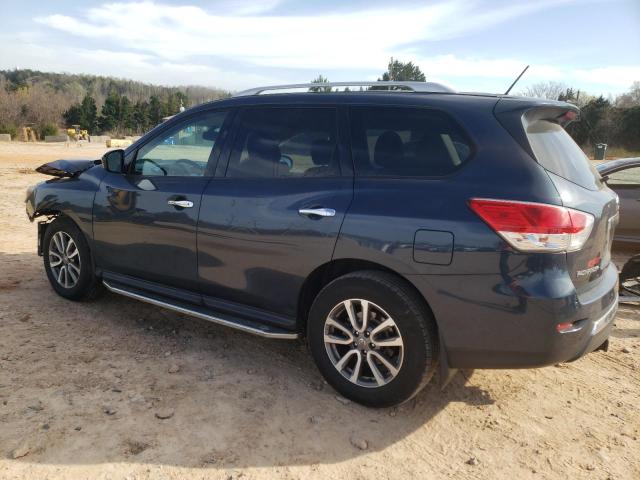 5N1AR2MN0FC701961 - 2015 NISSAN PATHFINDER S 蓝色 照片 2