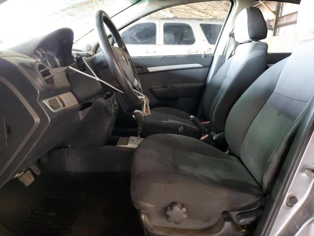 KL1TD5DE2BB168838 - 2011 CHEVROLET AVEO LS Gümüş foto 7