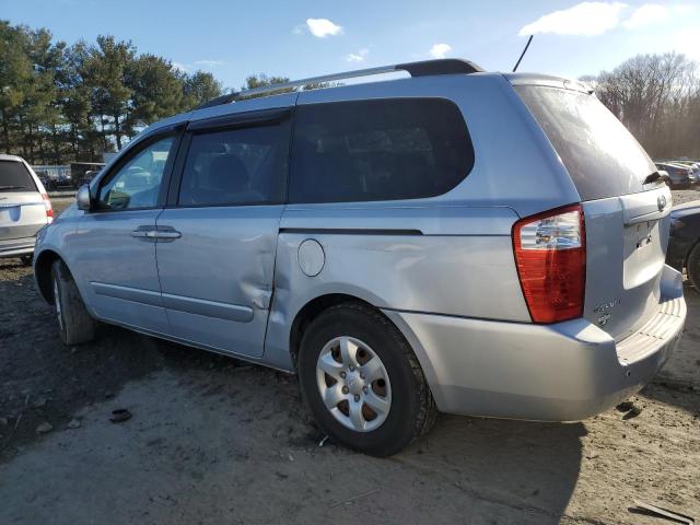 KNDMB233396297370 - 2009 KIA SEDONA EX SILVER photo 2