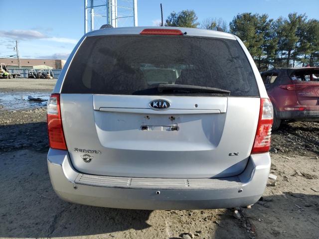 KNDMB233396297370 - 2009 KIA SEDONA EX SILVER photo 6