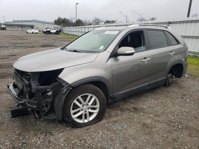 5XYKT4A64EG458314 - 2014 KIA SORENTO LX GRAY photo 1