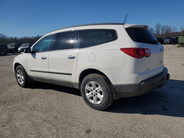 1GNKVFEDXCJ394041 - 2012 CHEVROLET TRAVERSE LS WHITE photo 2