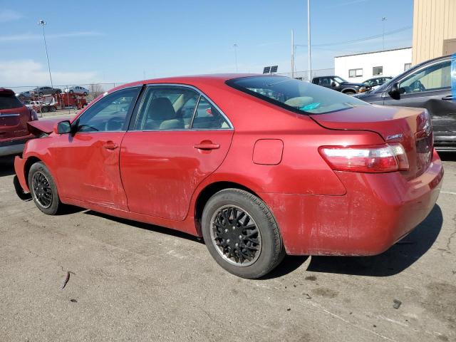 4T1BE46K57U174526 - 2007 TOYOTA CAMRY CE RED photo 2