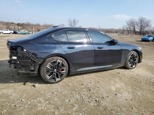 WBY43FK07RCR84752 - 2024 BMW I5 M60 BLUE photo 3