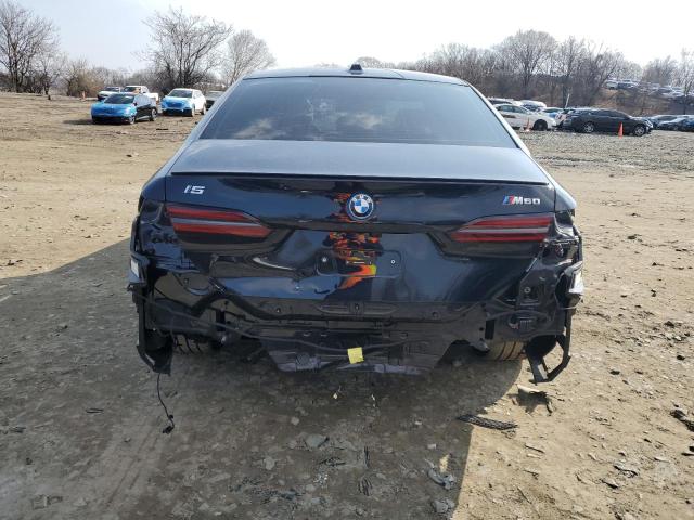 WBY43FK07RCR84752 - 2024 BMW I5 M60 BLUE photo 6