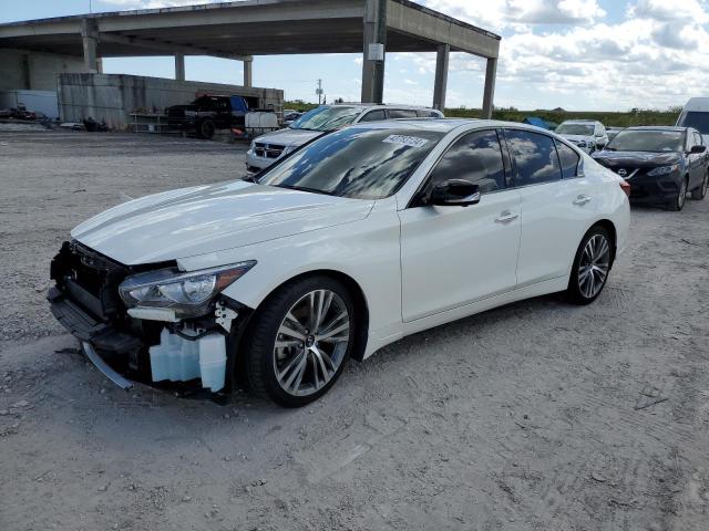 JN1EV7CP8PM510790 - 2023 INFINITI Q50 SENSORY WHITE photo 1