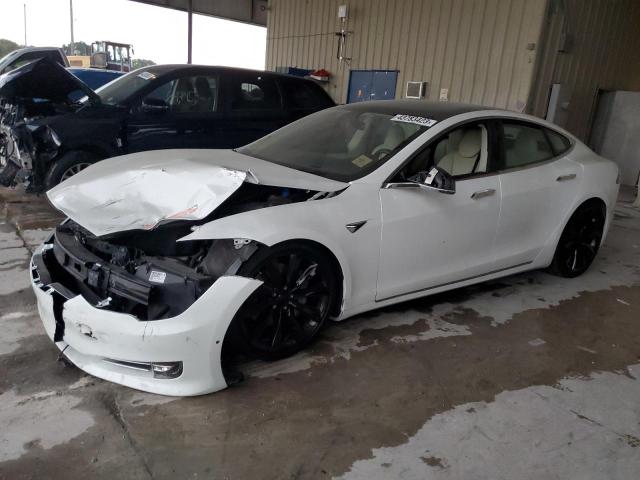 5YJSA1E20HF232634 - 2017 TESLA MODEL S Ağ foto 1