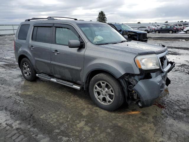 5FNYF4H71BB044278 - 2011 HONDA PILOT EXLN GRAY photo 4