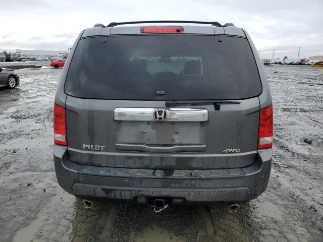 5FNYF4H71BB044278 - 2011 HONDA PILOT EXLN GRAY photo 6