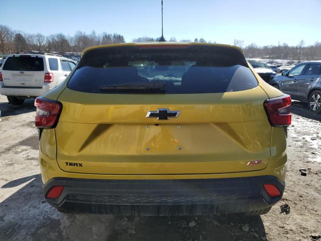 KL77LGE23RC066382 - 2024 CHEVROLET TRAX 1RS YELLOW photo 6