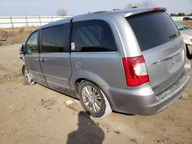 2C4RC1CG6ER408027 - 2014 CHRYSLER TOWN & COU TOURING L SILVER photo 2