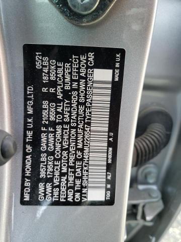SHHFK7H49MU226547 - 2021 HONDA CIVIC SPORT 银色 照片 13