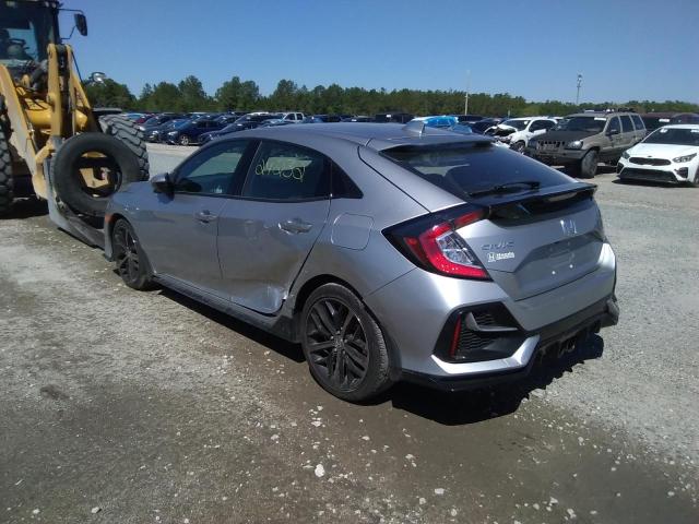 SHHFK7H49MU226547 - 2021 HONDA CIVIC SPORT 银色 照片 3