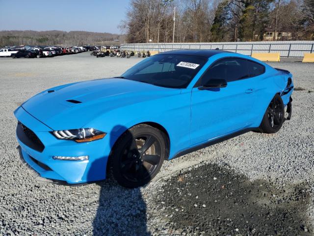 1FA6P8TH1P5100732 - 2023 FORD MUSTANG BLUE photo 1