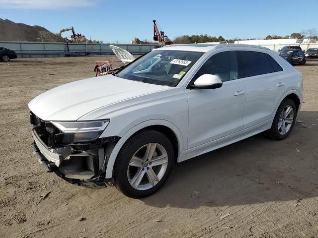 WA1AVAF15KD009567 - 2019 AUDI Q8 PREMIUM WHITE photo 1