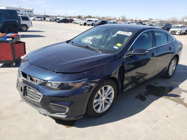 1G1ZD5ST3JF174913 - 2018 CHEVROLET MALIBU LT BLUE photo 1