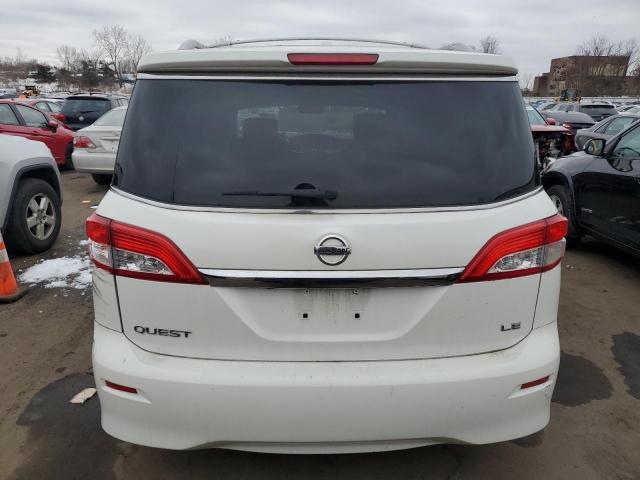 JN8AE2KPXC9030252 - 2012 NISSAN QUEST S WHITE photo 6