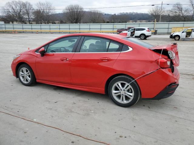 1G1BE5SM8H7147900 - 2017 CHEVROLET CRUZE LT RED photo 2