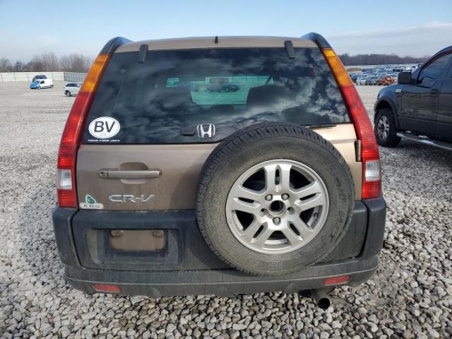 SHSRD78854U213072 - 2004 HONDA CR-V EX TAN photo 6