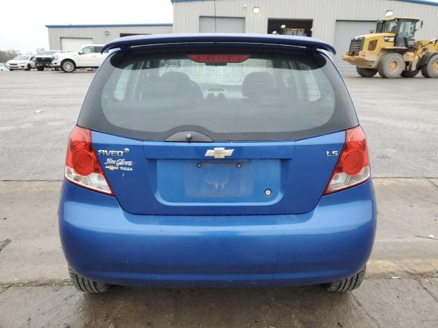 KL1TD66658B015116 - 2008 CHEVROLET AVEO BASE Mavi foto 6