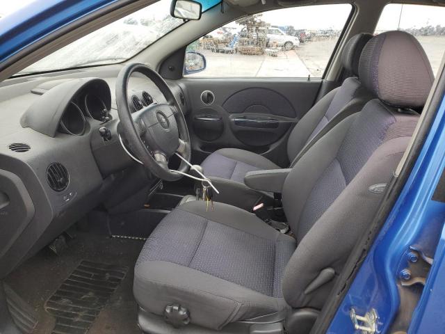 KL1TD66658B015116 - 2008 CHEVROLET AVEO BASE Mavi foto 7