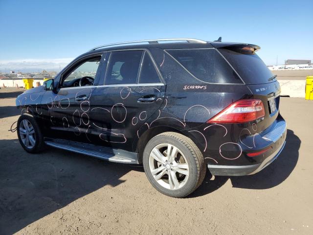 4JGDA5HB3DA239992 - 2013 MERCEDES-BENZ ML 350 4MATIC BLACK photo 2