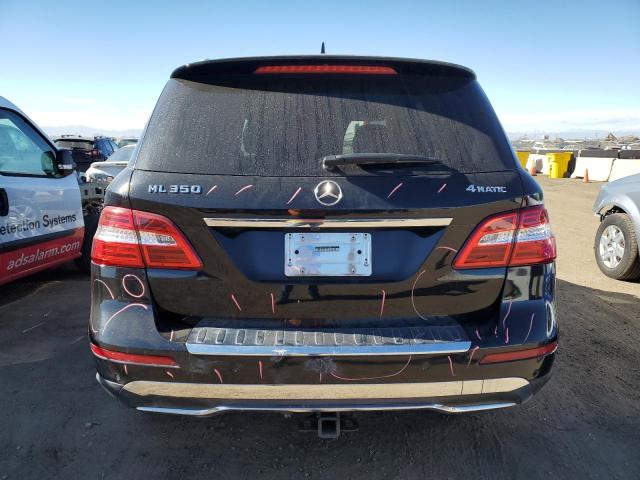 4JGDA5HB3DA239992 - 2013 MERCEDES-BENZ ML 350 4MATIC BLACK photo 6