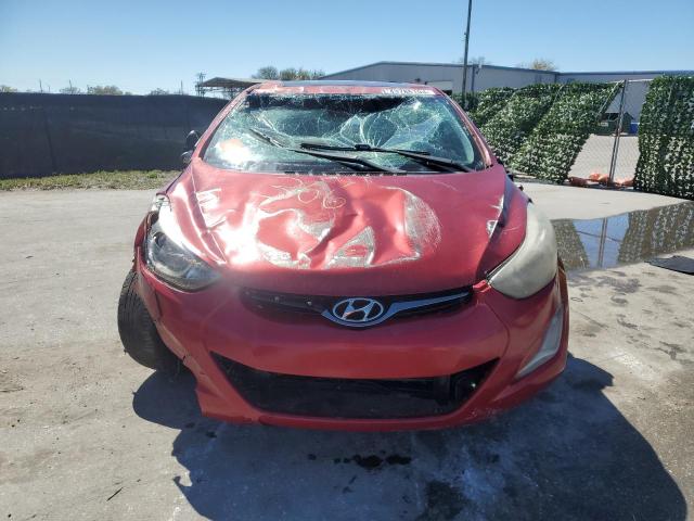 5NPDH4AE3EH499382 - 2014 HYUNDAI ELANTRA SE BURGUNDY photo 5