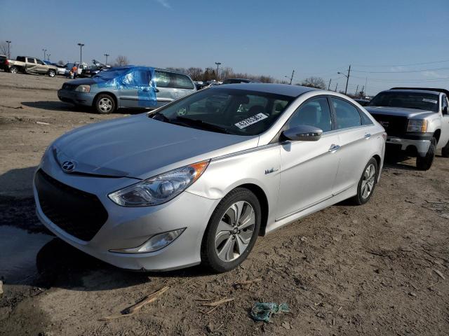 KMHEC4A43DA099785 - 2013 HYUNDAI SONATA HYB SILVER photo 1