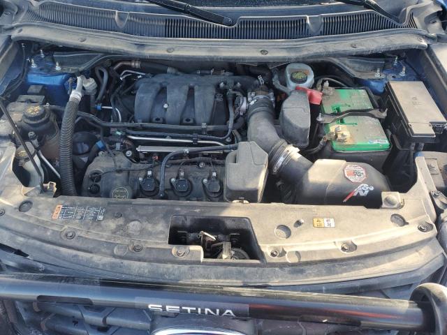 1FM5K8AR5HGA48667 - 2017 FORD EXPLORER POLICE INTERCEPTOR BLUE photo 12