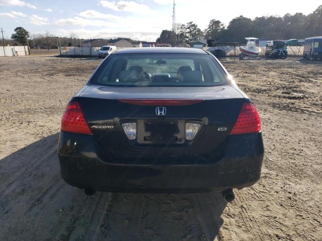 1HGCM66447A080374 - 2007 HONDA ACCORD SE BLACK photo 6