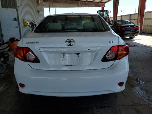 JTDBU4EE1AJ078842 - 2010 TOYOTA COROLLA BASE WHITE photo 6