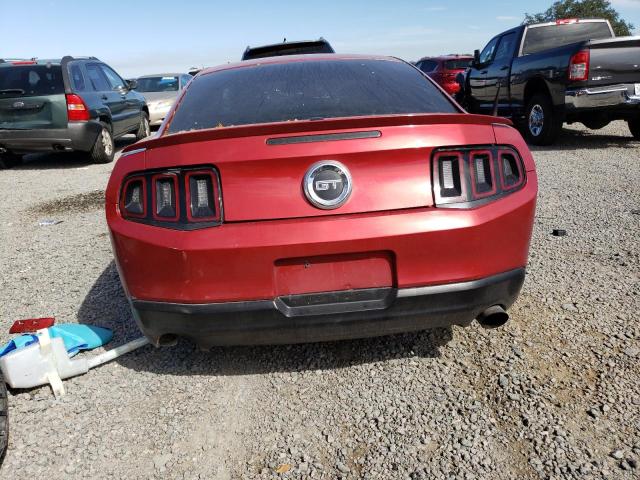 1ZVBP8CH9A5146161 - 2010 FORD MUSTANG GT RED photo 6