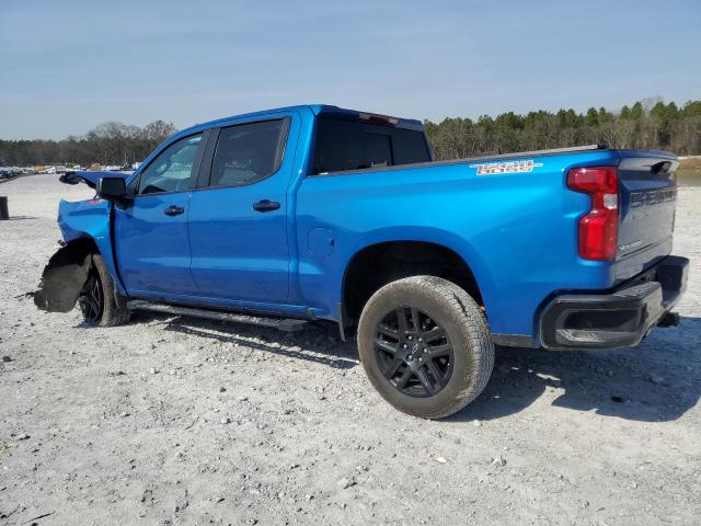 3GCUDFED0NG628261 - 2022 CHEVROLET SILVERADO K1500 LT TRAIL BOSS BLUE photo 2