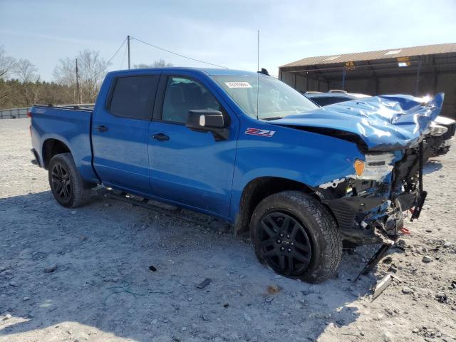 3GCUDFED0NG628261 - 2022 CHEVROLET SILVERADO K1500 LT TRAIL BOSS BLUE photo 4