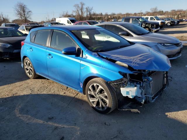 JTNKARJE0HJ535593 - 2017 TOYOTA COROLLA IM BLUE photo 4