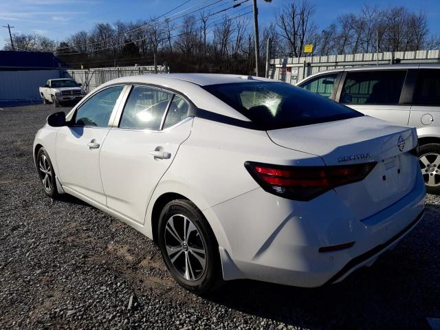 3N1AB8CV9LY224367 - 2020 NISSAN SENTRA SV WHITE photo 2