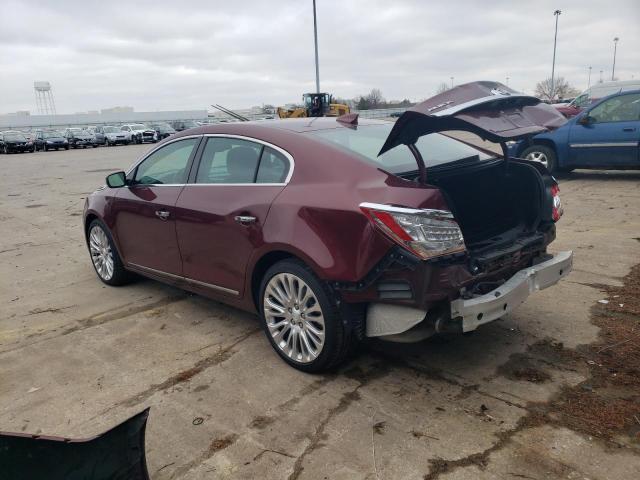 1G4GF5G3XFF251104 - 2015 BUICK LACROSSE PREMIUM BURGUNDY photo 2