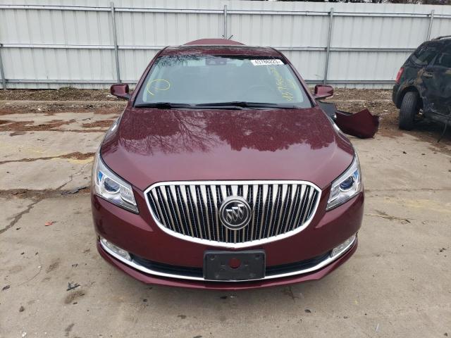 1G4GF5G3XFF251104 - 2015 BUICK LACROSSE PREMIUM BURGUNDY photo 5