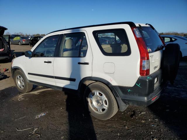 JHLRD685X6C011497 - 2006 HONDA CR-V LX WHITE photo 2