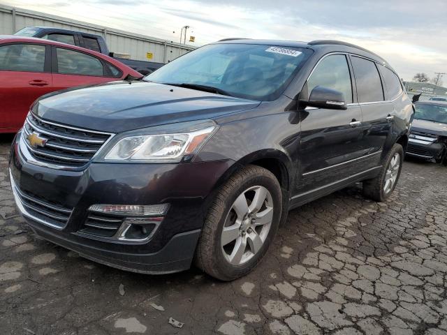 1GNKVJKD0EJ325188 - 2014 CHEVROLET TRAVERSE LTZ GRAY photo 1