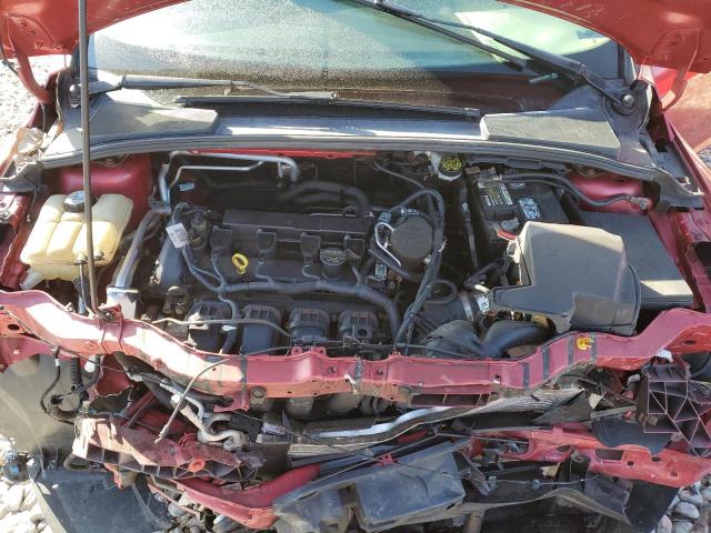 1FAHP3F2XCL253070 - 2012 FORD FOCUS SE RED photo 11