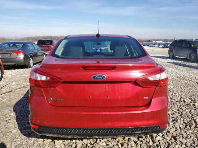 1FAHP3F2XCL253070 - 2012 FORD FOCUS SE RED photo 6