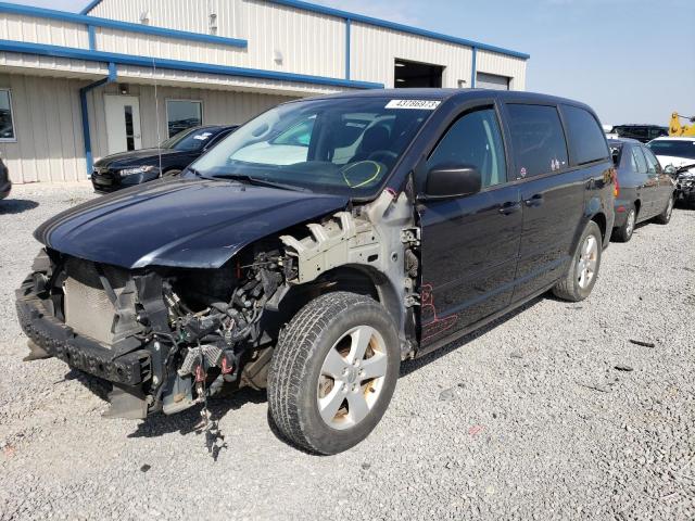 2C4RDGBG2DR733399 - 2013 DODGE GRAND CARA SE BLACK photo 1