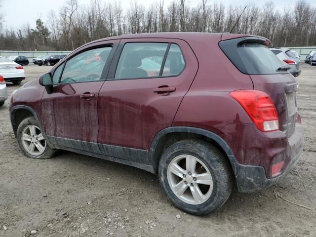 3GNCJNSB3HL261795 - 2017 CHEVROLET TRAX LS MAROON photo 2