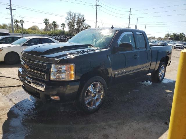 1GCRKTE76CZ158951 - 2012 CHEVROLET SILVERADO K1500 LTZ BLACK photo 1