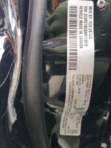 2C4RC1BG8NR113819 - 2022 CHRYSLER PACIFICA TOURING L BLACK photo 13