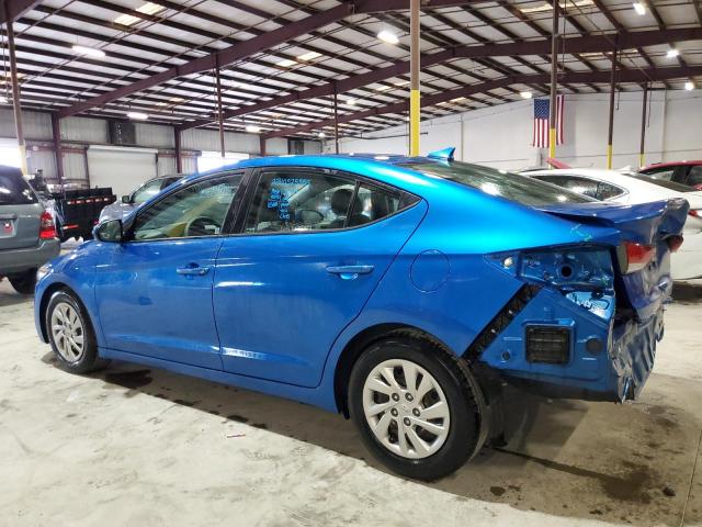 5NPD74LF4JH360879 - 2018 HYUNDAI ELANTRA SE BLUE photo 2