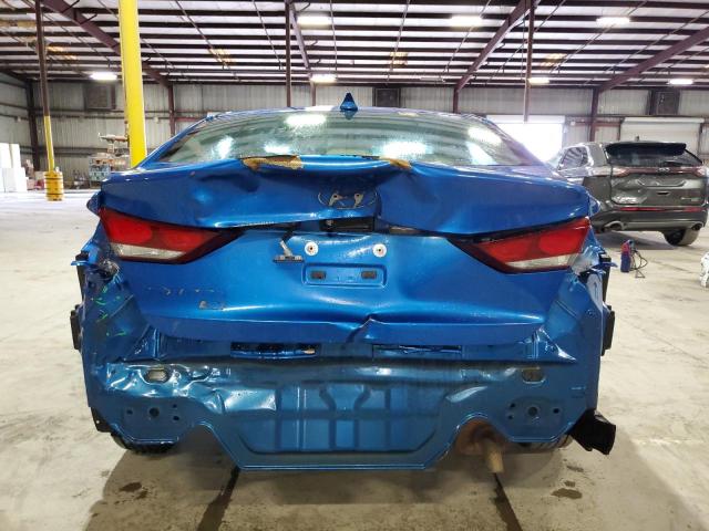 5NPD74LF4JH360879 - 2018 HYUNDAI ELANTRA SE BLUE photo 6